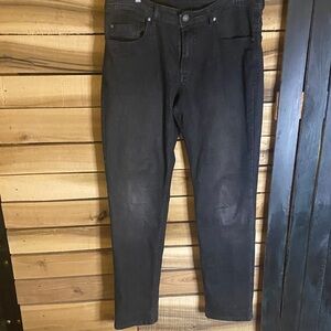 Buffalo David Bitton Jackson Black straight stretch Denim Jeans size 36x34